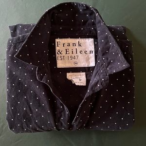 Frank & Eileen Black with White Polka-Dots Eileen Size XS